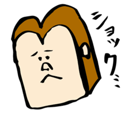 Japanese bad boys of funny hairstyle sticker #2132627
