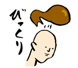 Japanese bad boys of funny hairstyle sticker #2132644