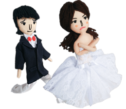 Handmade Fabric Dolls sticker #2133708