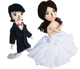 Handmade Fabric Dolls sticker #2133708