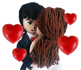 Handmade Fabric Dolls sticker #2133709