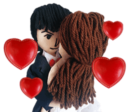 Handmade Fabric Dolls sticker #2133709