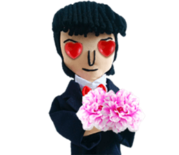 Handmade Fabric Dolls sticker #2133710