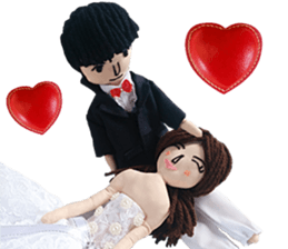 Handmade Fabric Dolls sticker #2133711