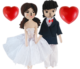 Handmade Fabric Dolls sticker #2133727