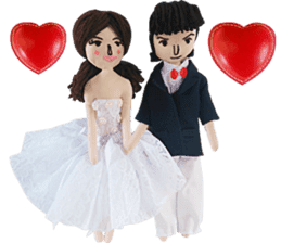 Handmade Fabric Dolls sticker #2133727