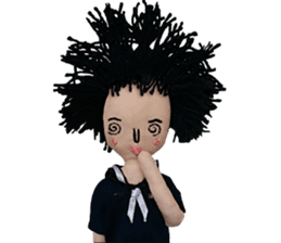 Handmade Fabric Dolls sticker #2133728