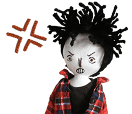 Handmade Fabric Dolls sticker #2133729