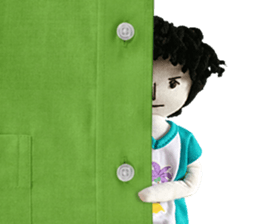 Handmade Fabric Dolls sticker #2133731