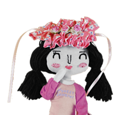 Handmade Fabric Dolls sticker #2133735