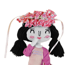 Handmade Fabric Dolls sticker #2133735