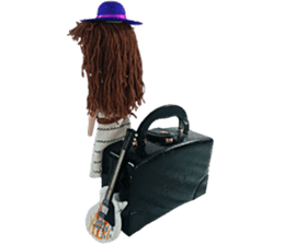 Handmade Fabric Dolls sticker #2133736