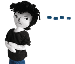 Handmade Fabric Dolls sticker #2133740