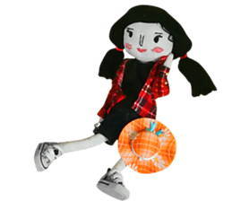 Handmade Fabric Dolls sticker #2133743