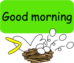 Talking bird sticker #2133984