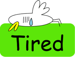 Talking bird sticker #2134001