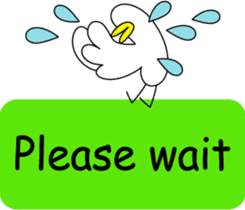 Talking bird sticker #2134006