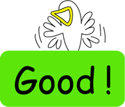 Talking bird sticker #2134008