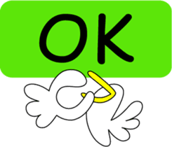 Talking bird sticker #2134009