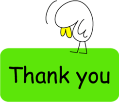 Talking bird sticker #2134011