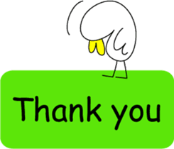 Talking bird sticker #2134011