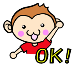 Fishing life of friends with monkey sticker #2134426