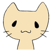 brown cat sticker sticker #2135025