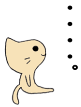 brown cat sticker sticker #2135046