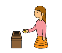 Sticker of the Shinto shrine sticker #2135107