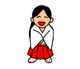 Sticker of the Shinto shrine sticker #2135110