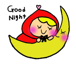 Little Colorful Riding Hood sticker #2135307