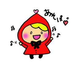 Little Colorful Riding Hood sticker #2135308