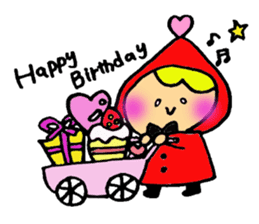 Little Colorful Riding Hood sticker #2135310