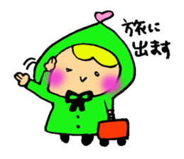 Little Colorful Riding Hood sticker #2135338