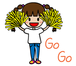 Cutie girl sticker #2136396