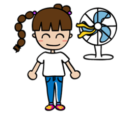 Cutie girl sticker #2136404