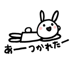 la la la rabbit sticker #2136719