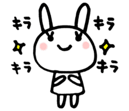 la la la rabbit sticker #2136721