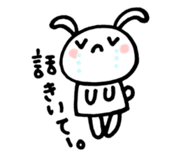 la la la rabbit sticker #2136725