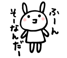 la la la rabbit sticker #2136731