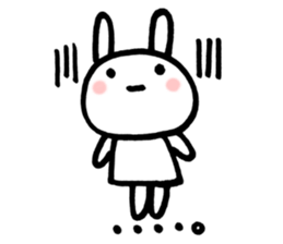 la la la rabbit sticker #2136736