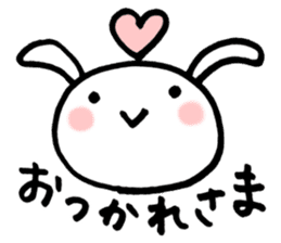 la la la rabbit sticker #2136738