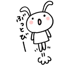 la la la rabbit sticker #2136739