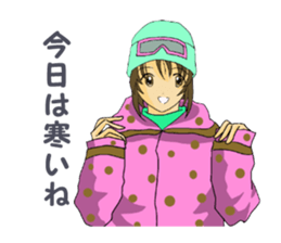 Sticker of the collection of girls sticker #2137043