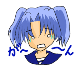 Sticker of the collection of girls sticker #2137045