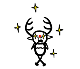 Reindeer sticker sticker #2137315