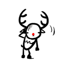 Reindeer sticker sticker #2137328