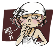 Lovely J girl-(1) sticker #2137667