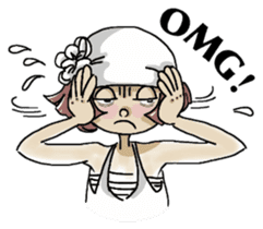 Lovely J girl-(1) sticker #2137668