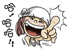 Lovely J girl-(1) sticker #2137670